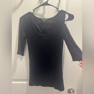 Goldray Black Asymmetrical Cut Out